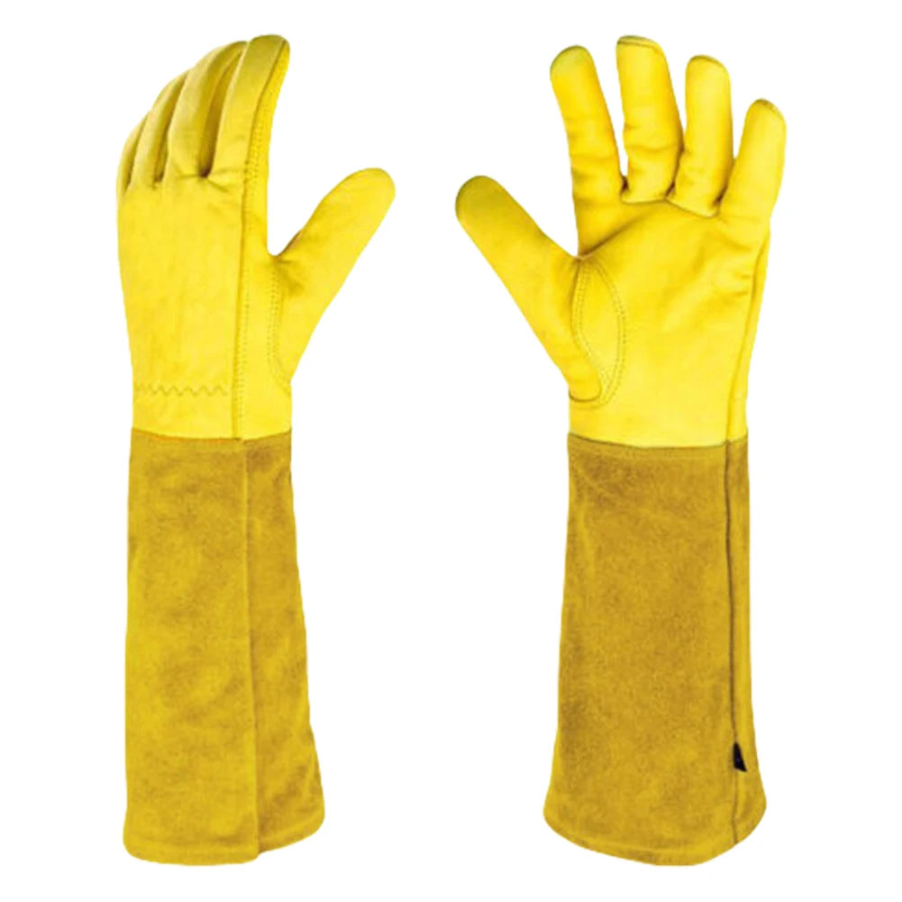 Genuine Leather Gardening Gloves