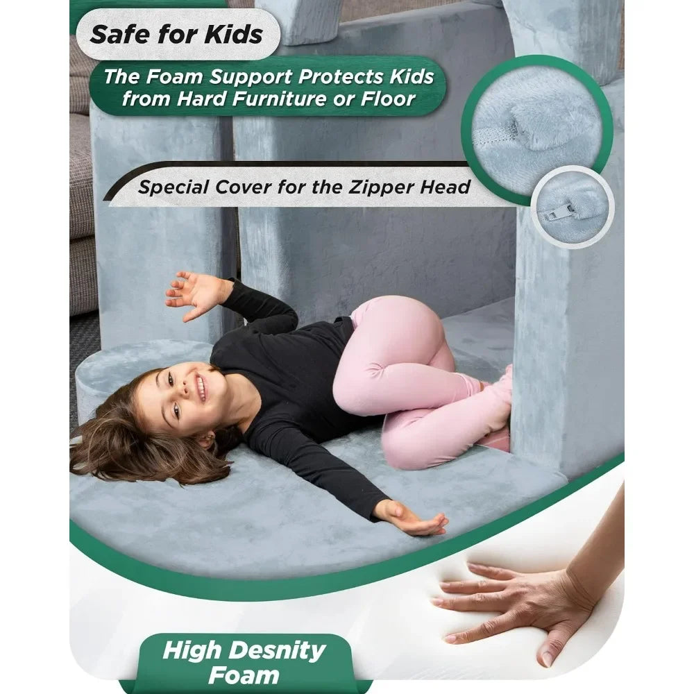 14pcs Modular Kids Play Couch