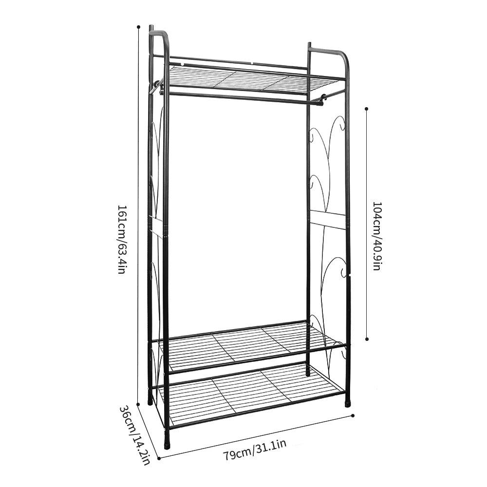 Heavy Duty Stand for Bedroom with Storage