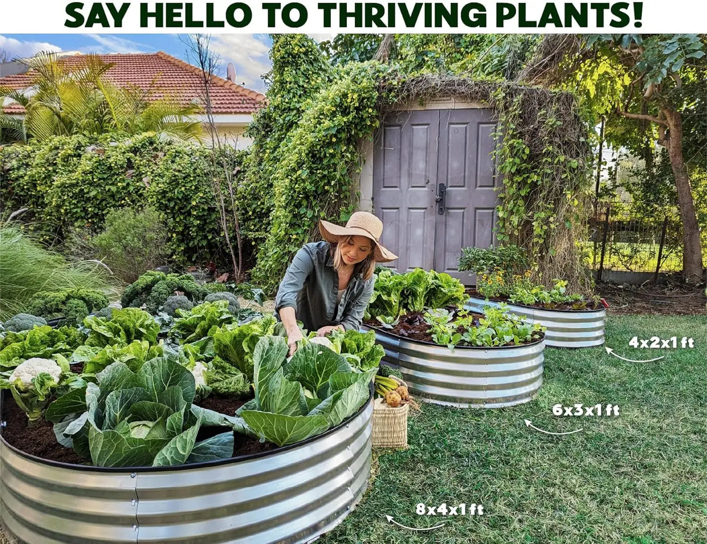 Galvanized Planter