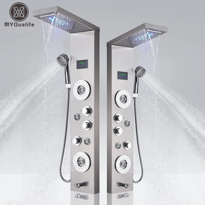 LED Digital Display Faucet Set