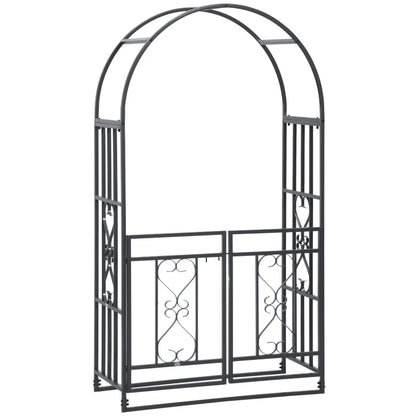 81" Metal Yard Arch with Gate