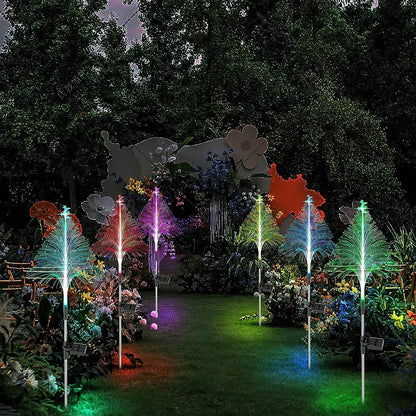 Color Changing Fiber Optic Garden Decor