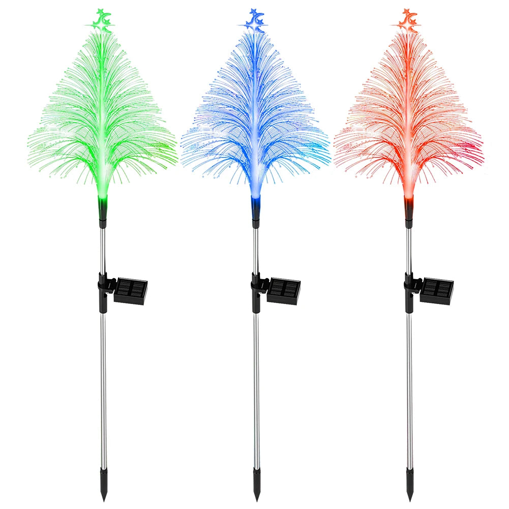 Color Changing Fiber Optic Garden Decor