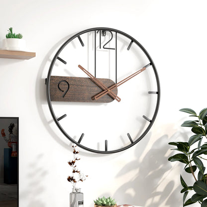 Large Nordic Iron Timepiece