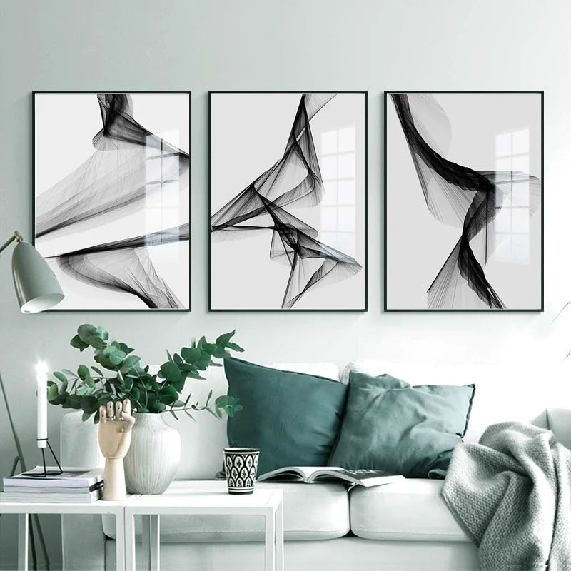 Modern Abstract Wall Art on Canvas