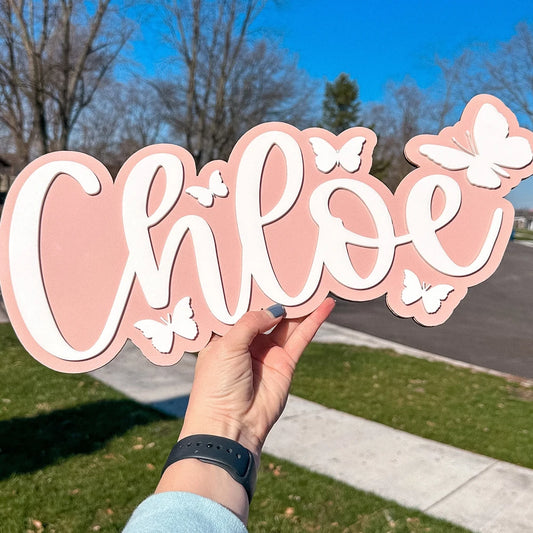 Give Your Kids a Custom 3D Name Plaque