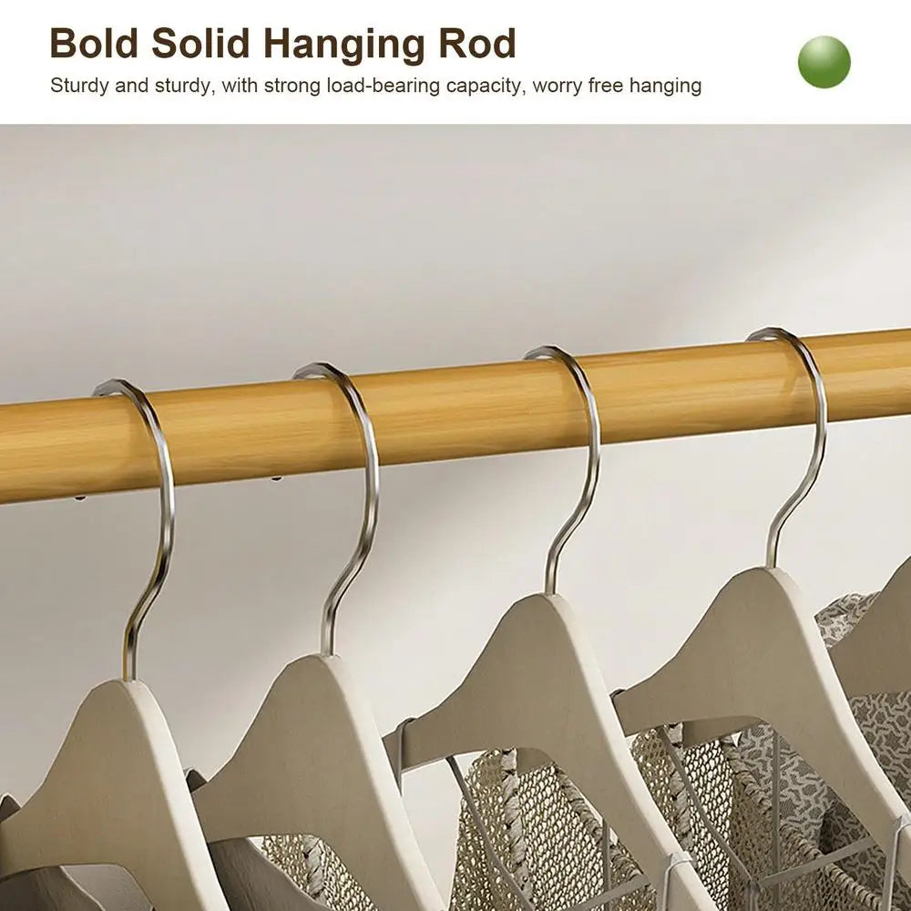 Hanging Clothes Stand with Storage