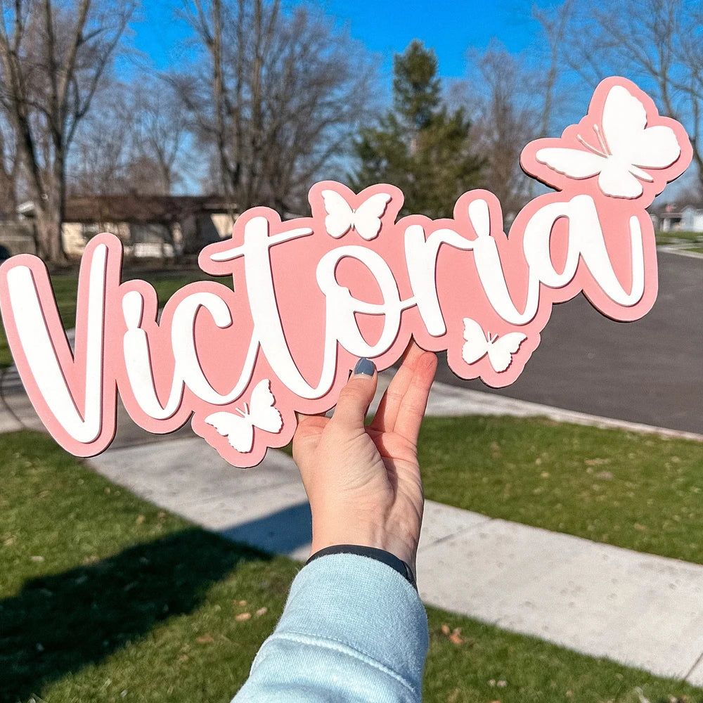 Give Your Kids a Custom 3D Name Plaque