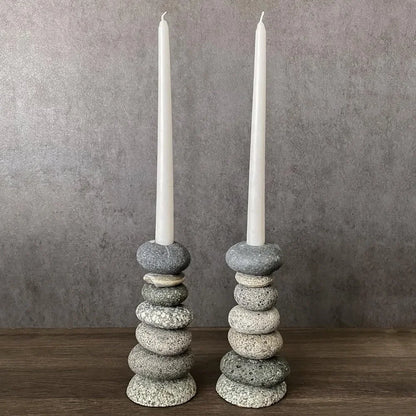 Unique Beach-Inspired Granite Table Decor