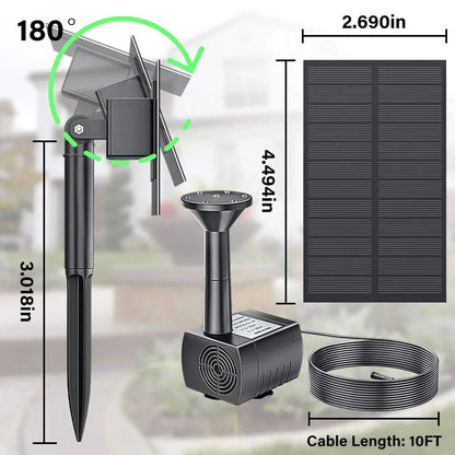 Mini Solar Fountain Pump