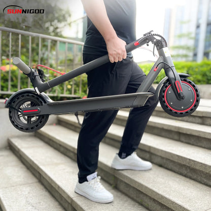 Electric Scooter 36V 10.4Ah 18.7MPH Escooter Kick Scooter Long Range 15-18miles Lightweight Scooter US Stock XBOT APP