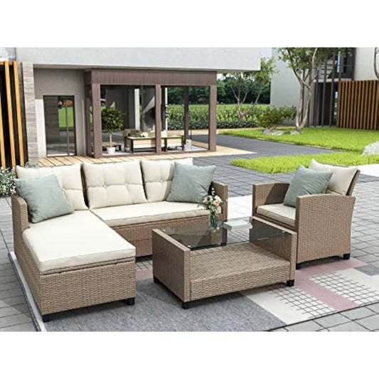 4 Piece Outdoor Furniture Set