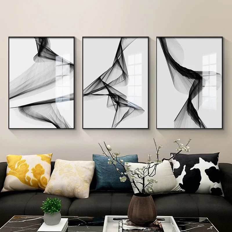 Modern Abstract Wall Art on Canvas