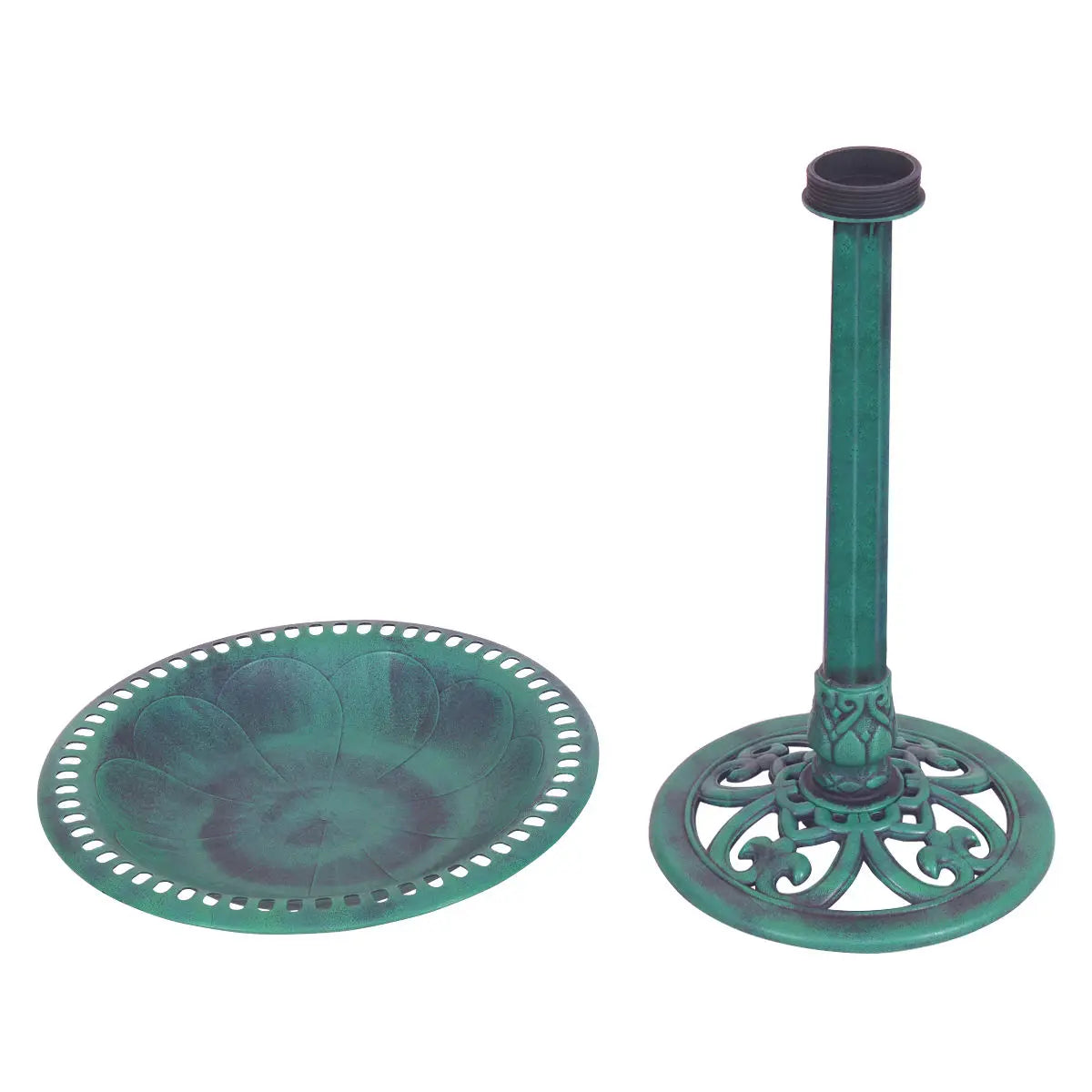 Green Pedestal Avian Wash Basin