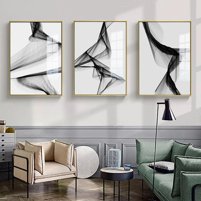 Modern Abstract Wall Art on Canvas