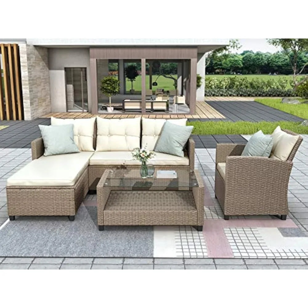 4 Piece Outdoor Furniture Set