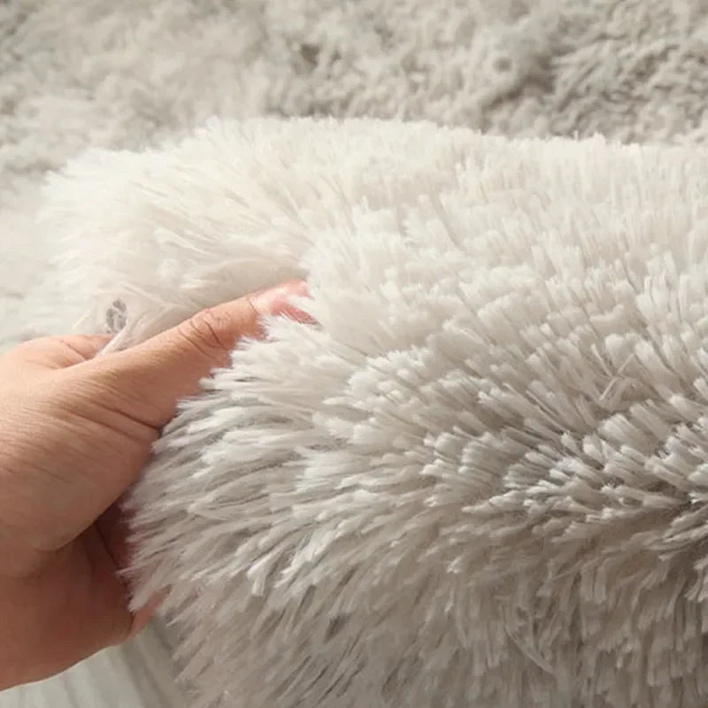 Super Soft Plush Round Mat