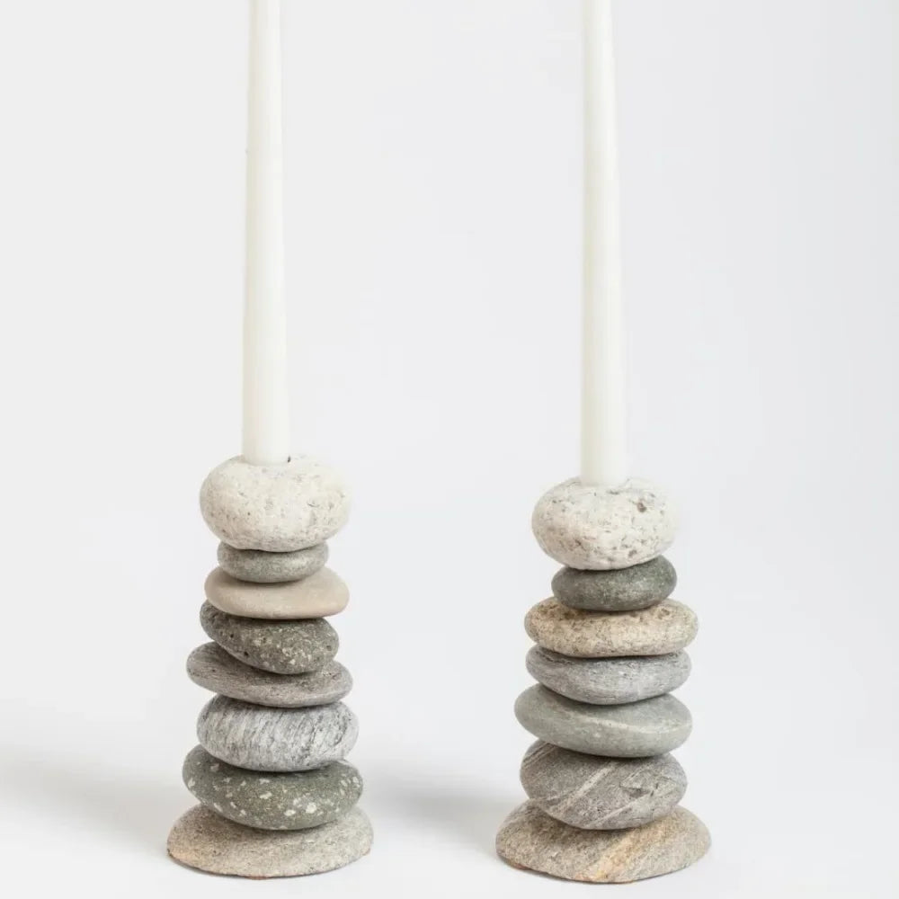 Unique Beach-Inspired Granite Table Decor