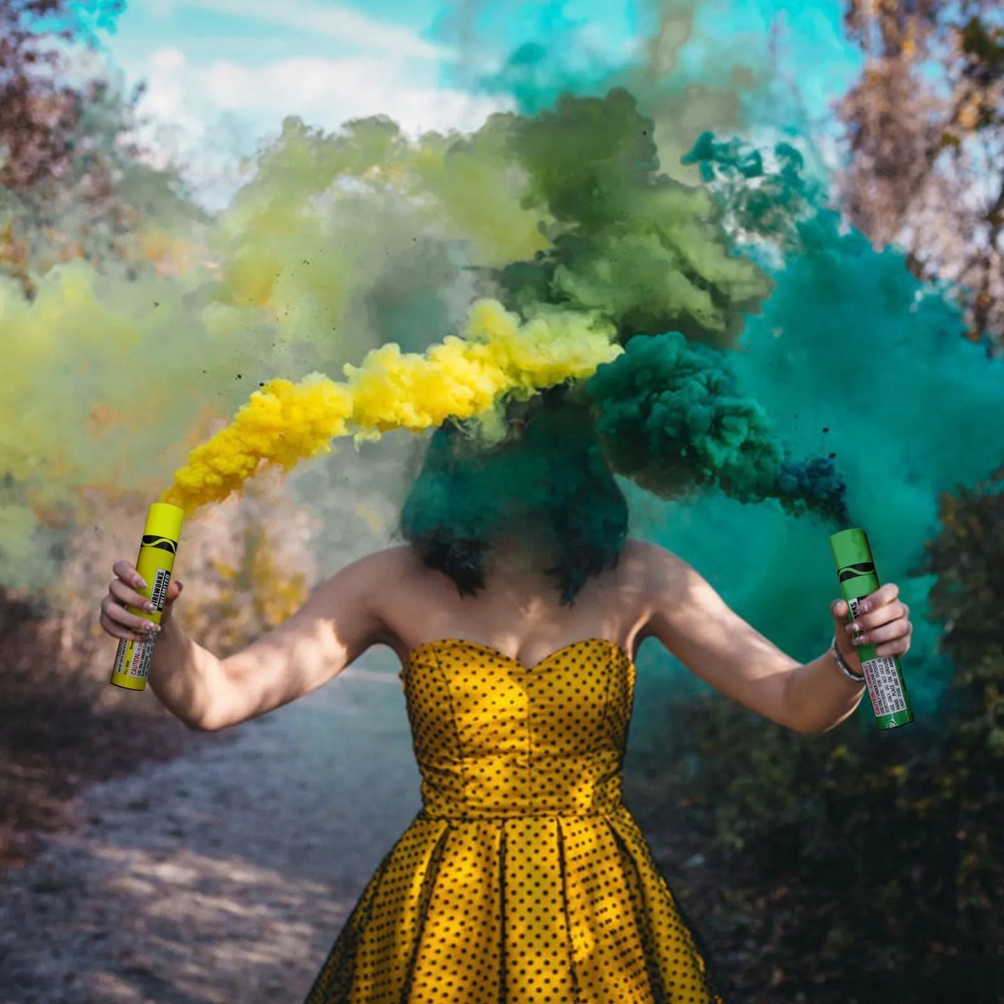 This Colorful Smoke Effect is Perfect for Holiday Occasions