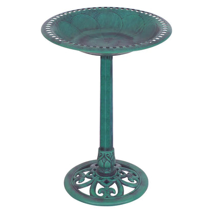 Green Pedestal Avian Wash Basin