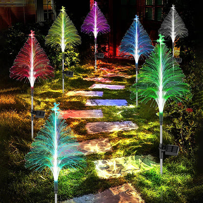 Color Changing Fiber Optic Garden Decor