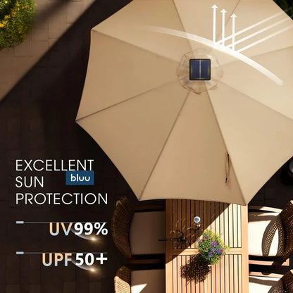 10 Ft Parasol with Luminous Effect