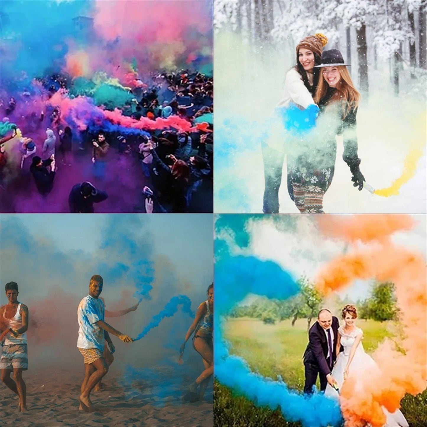 This Colorful Smoke Effect is Perfect for Holiday Occasions