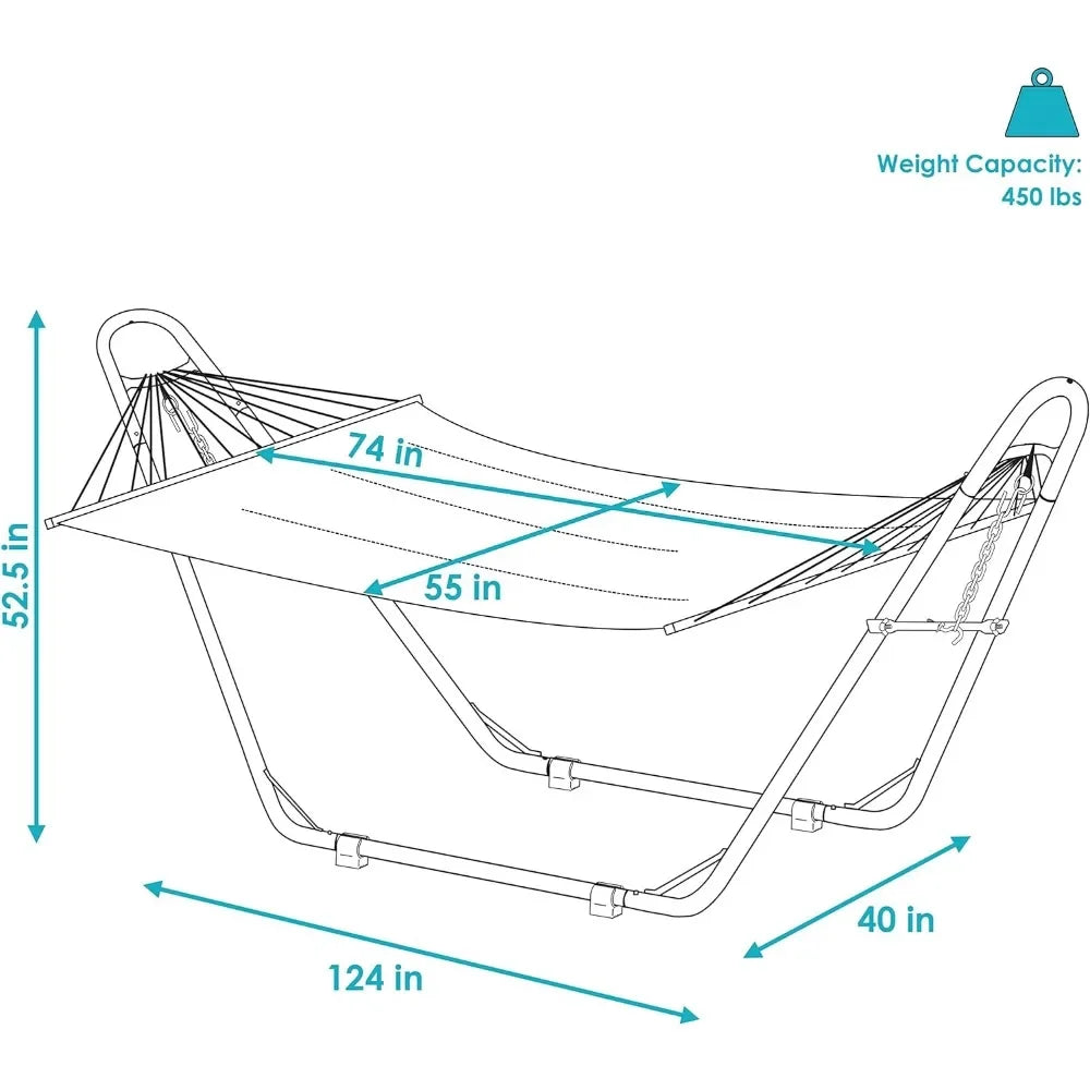 Double Quilted Outdoor Swing