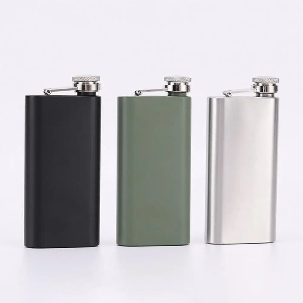 Whiskey Flask  Durable Easy to Carry Stainless Steel  Liquor Flask Whiskey Wine Pot Hiking Supplies