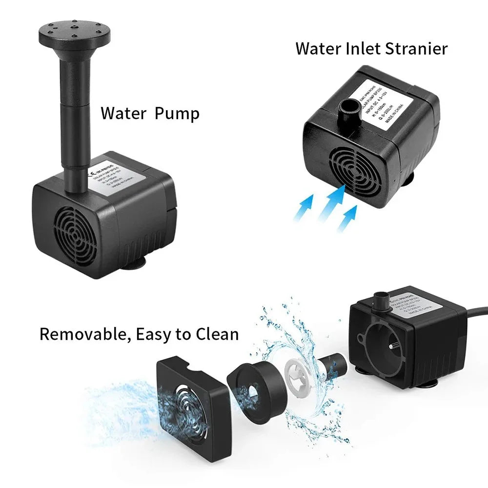 Mini Solar Fountain Pump